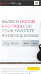 Mobile Screenshot of guitarprotabs.org